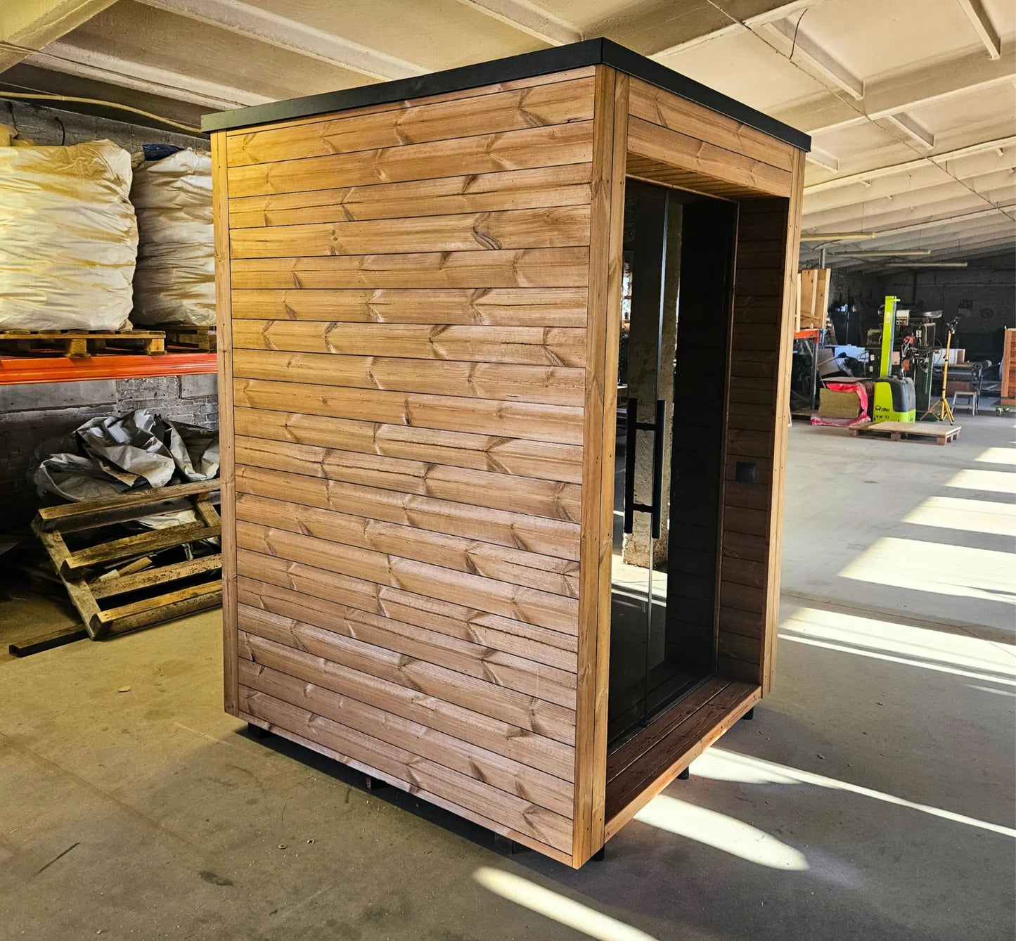 Handgefertigte Thermoholz-Sauna Arico Premium