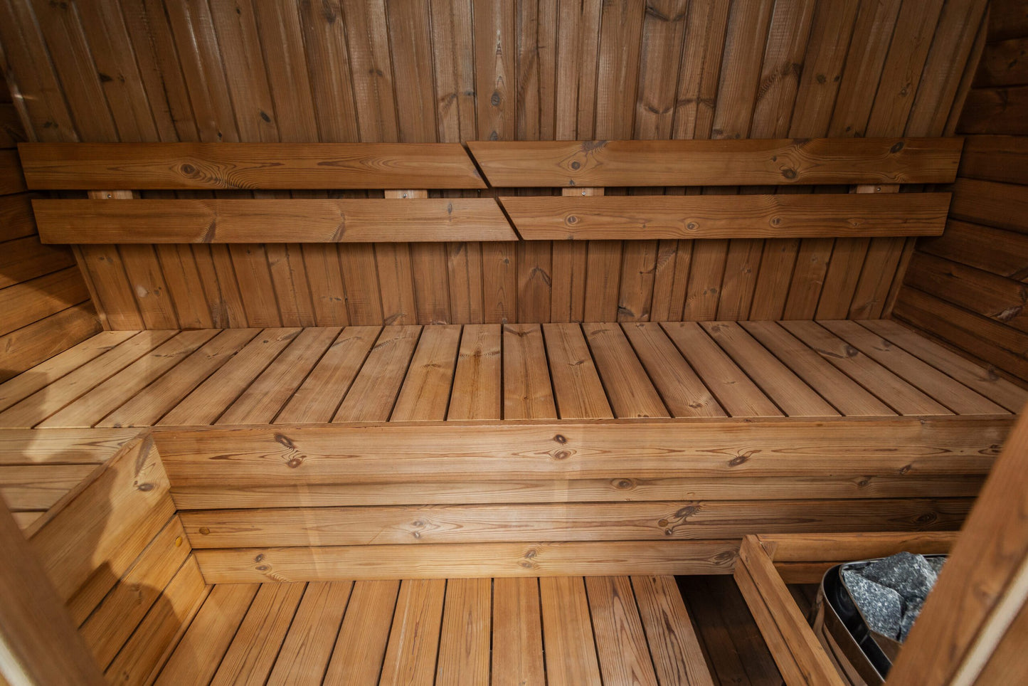 Handgefertigte Thermoholz-Sauna CUBE MINI DIY – 1,2 m