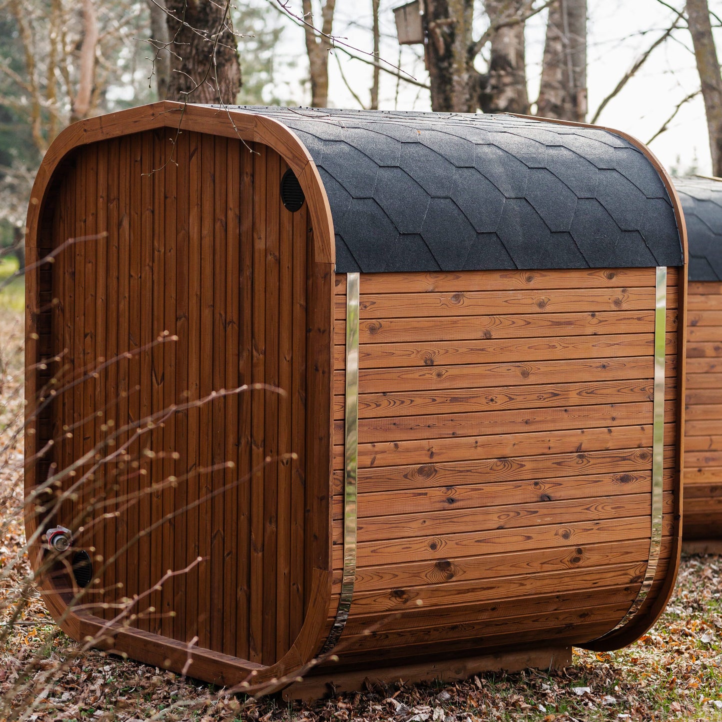 Handgefertigte Thermoholz-Sauna CUBE MINI DIY – 1,6 m