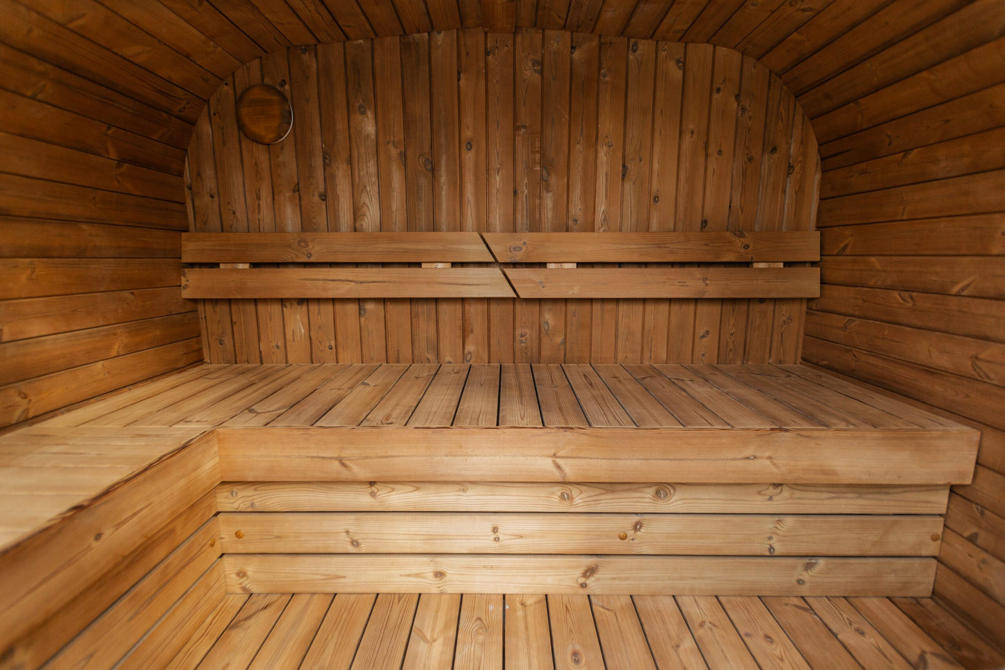 Handgefertigte Thermoholz-Sauna CUBE MINI DIY – 1,6 m