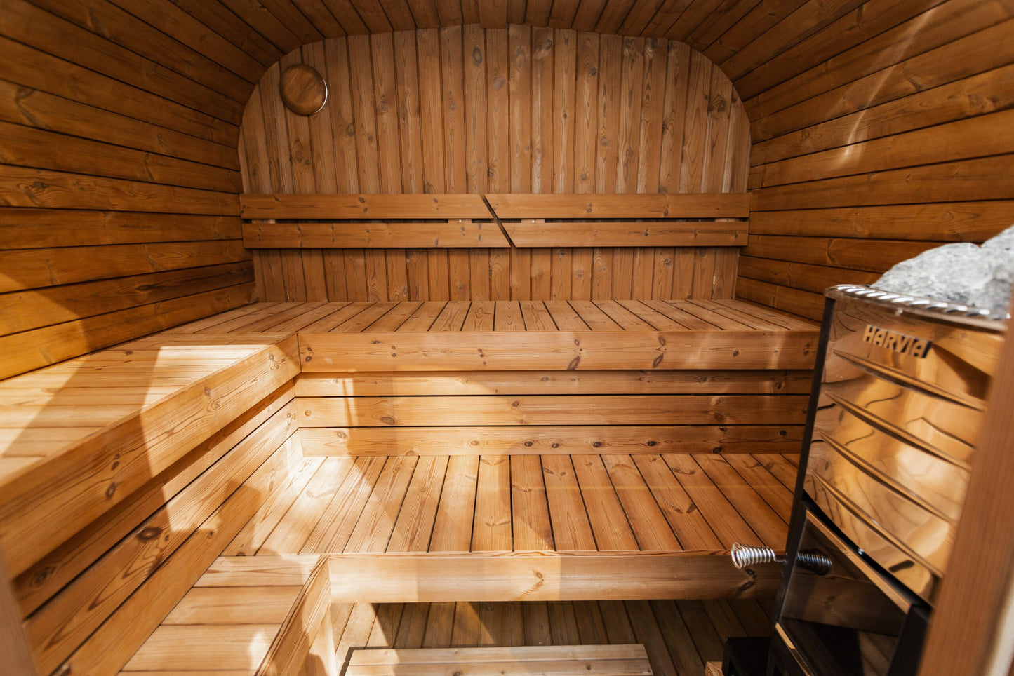Handgefertigte Thermoholz-Sauna CUBE MINI DIY – 2 m