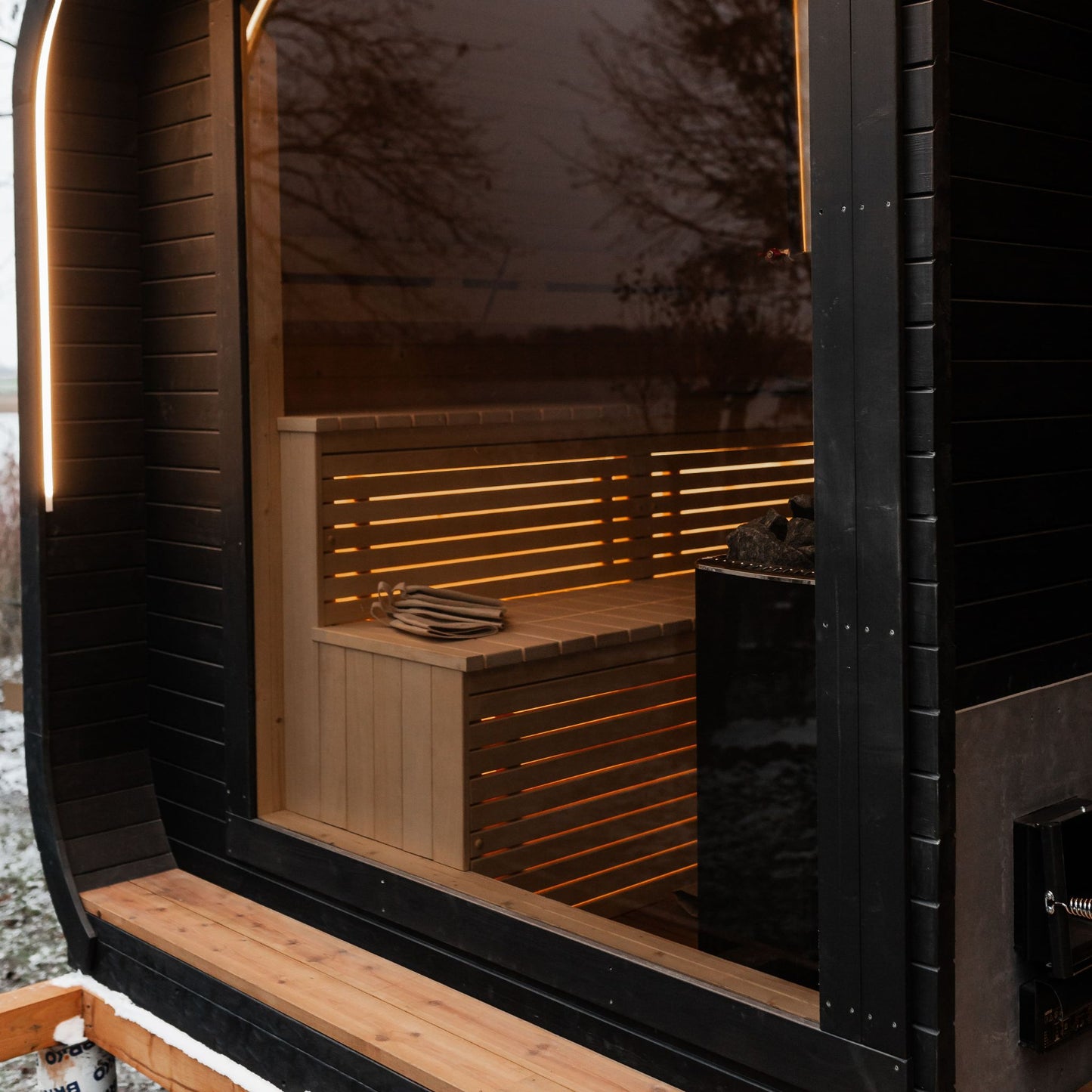 2in1 LUX SPA – Sauna + Badefass
