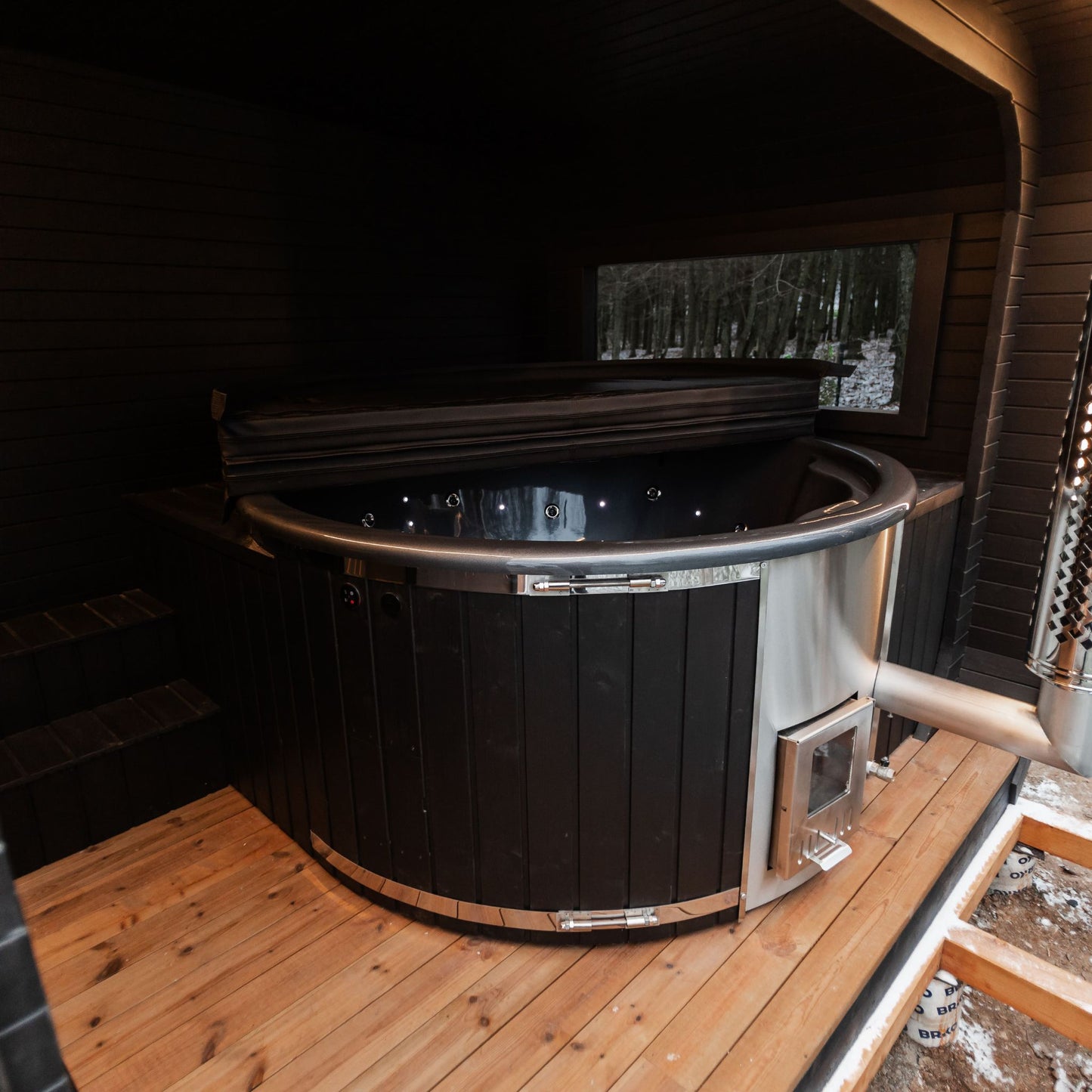 2in1 LUX SPA – Sauna + Badefass