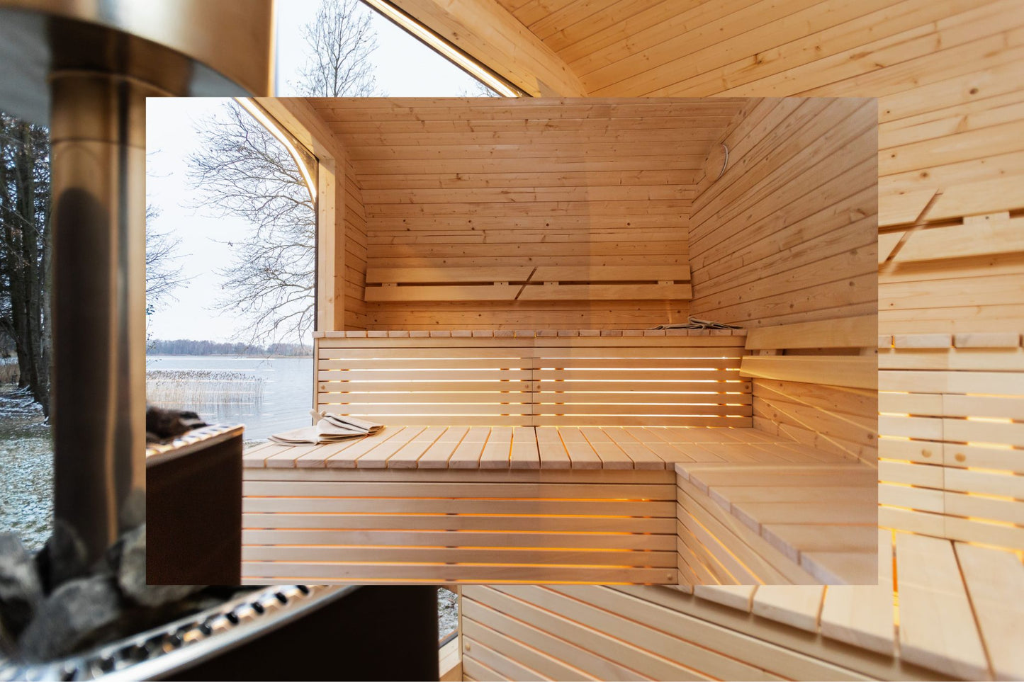 2in1 LUX SPA – Sauna + Badefass