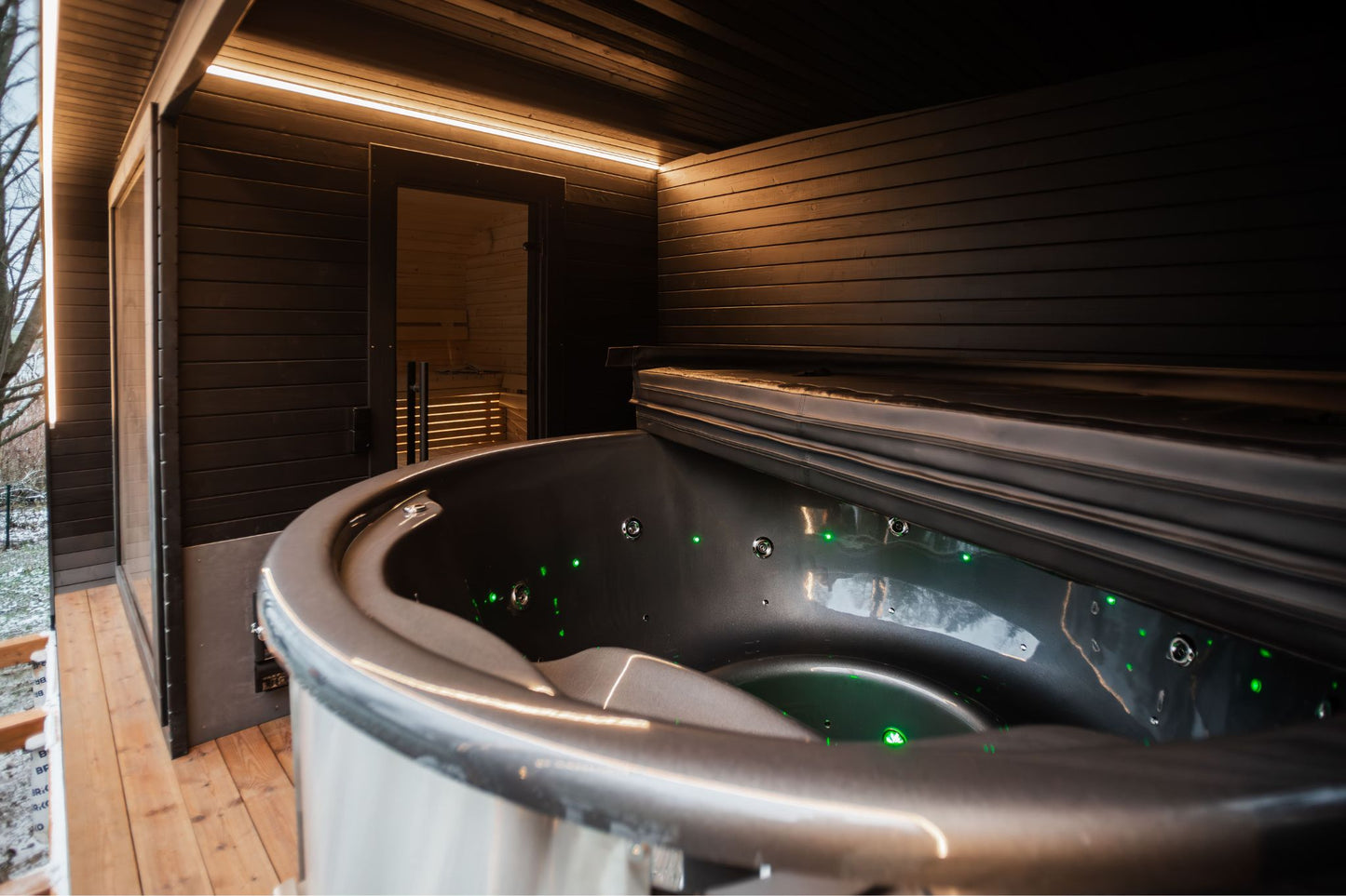 2in1 LUX SPA – Sauna + Badefass