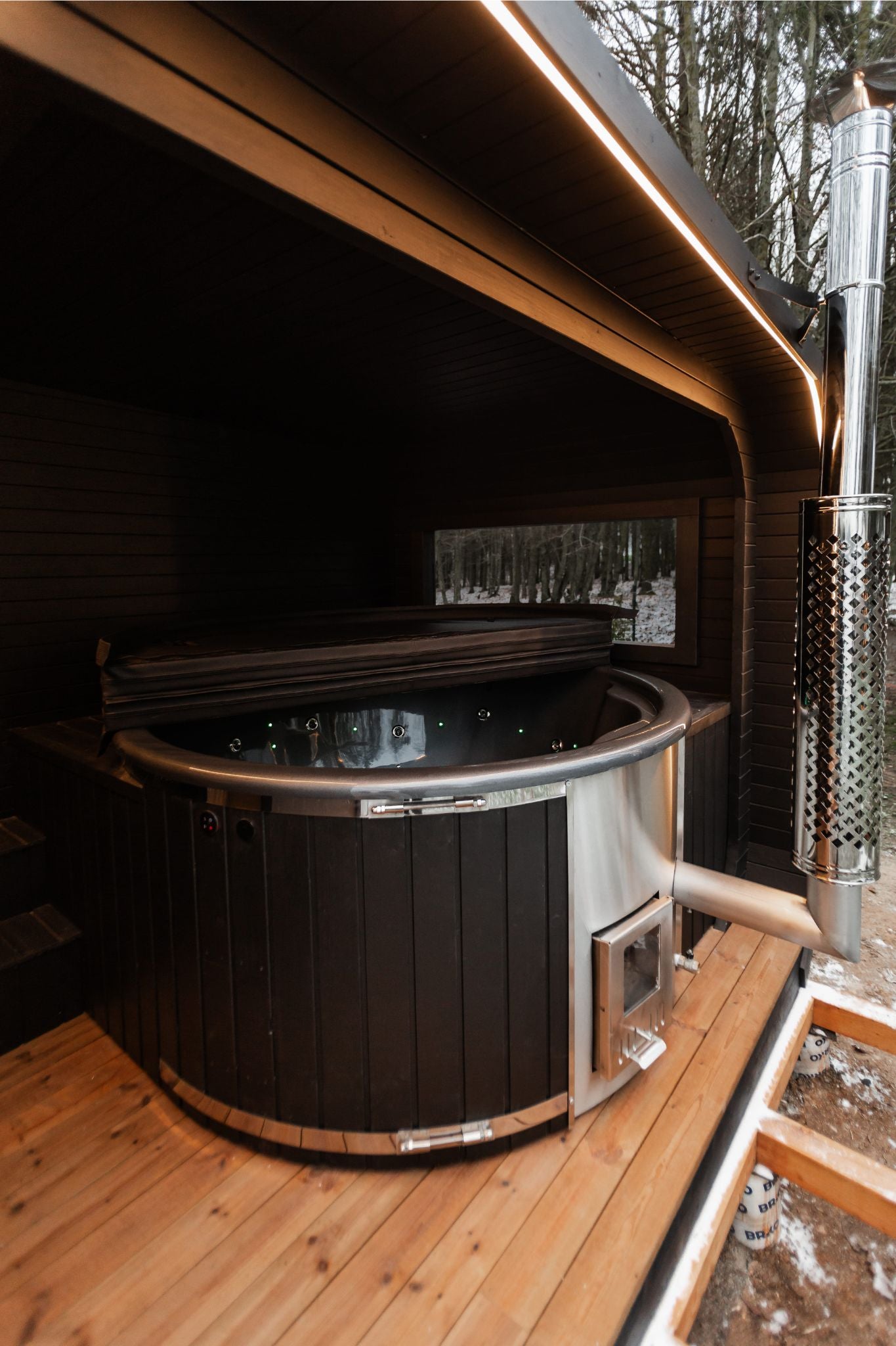 2in1 LUX SPA – Sauna + Badefass