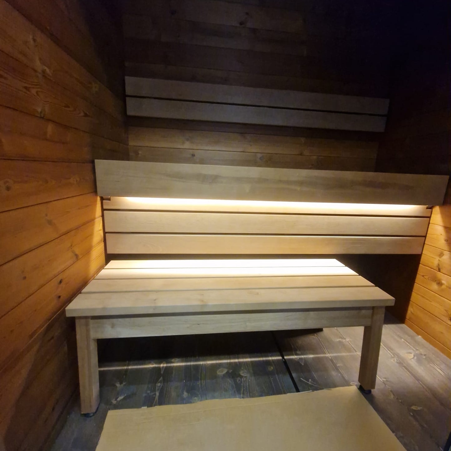Handgefertigte Thermoholz-Sauna Arico Premium