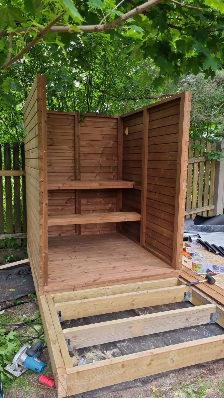 Handcrafted Thermowood "moti" DIY sauna 40