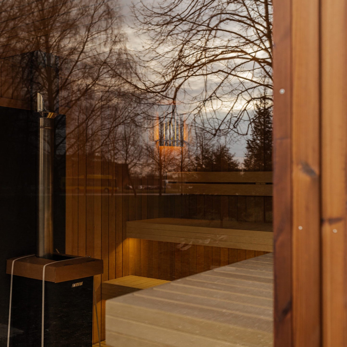 Luxus Thermoholz Modulsauna & Wellnesskabine