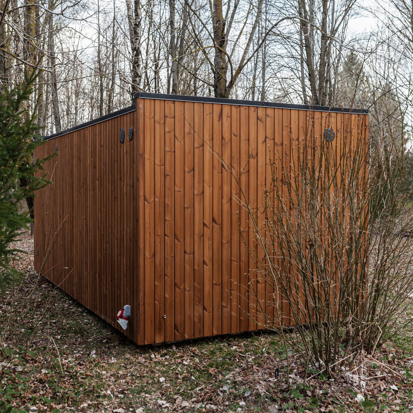 Luxus Thermoholz Modulsauna & Wellnesskabine