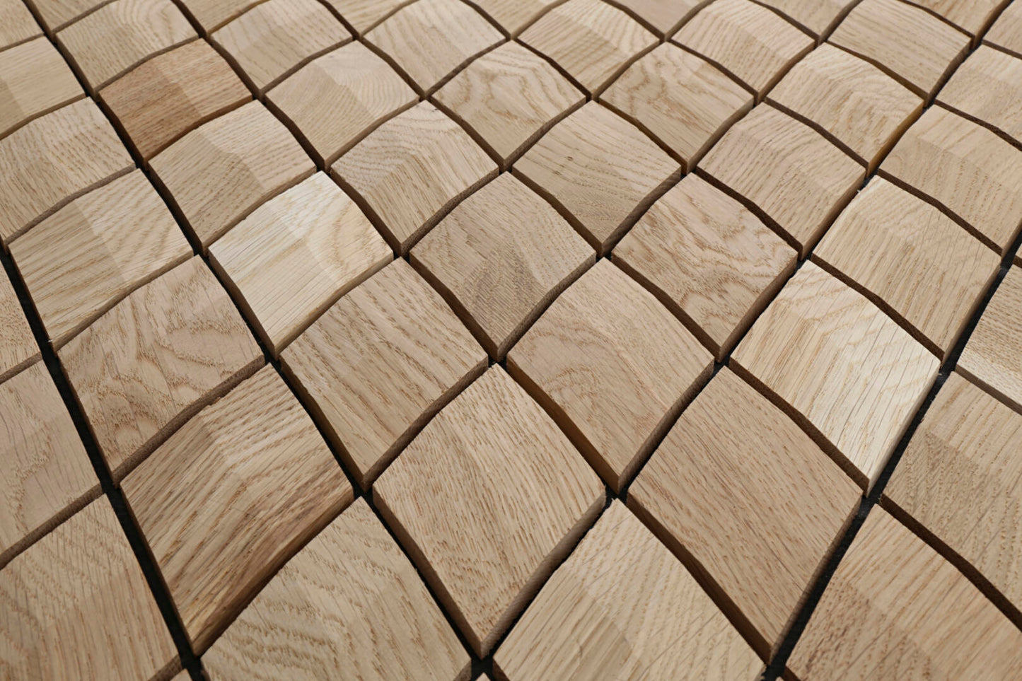 Decorative wall panel Geometric Ruby oak