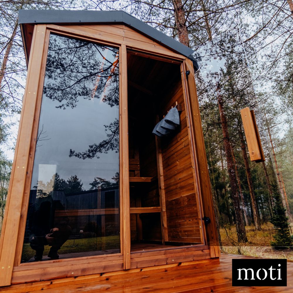 DIY Thermowood sauna kit for small gardens and homes