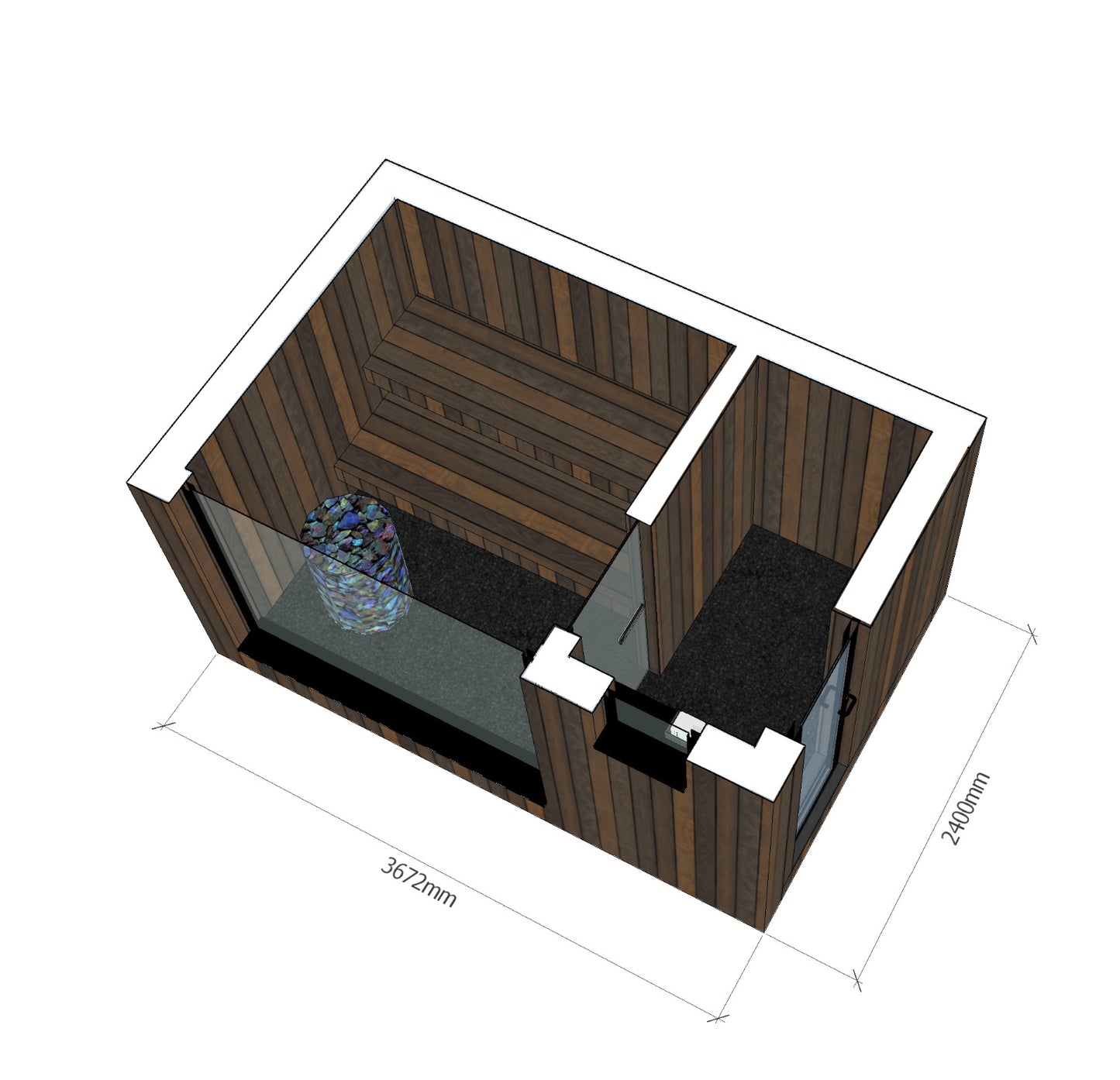 IDYL sauna HARMONY SERENITY