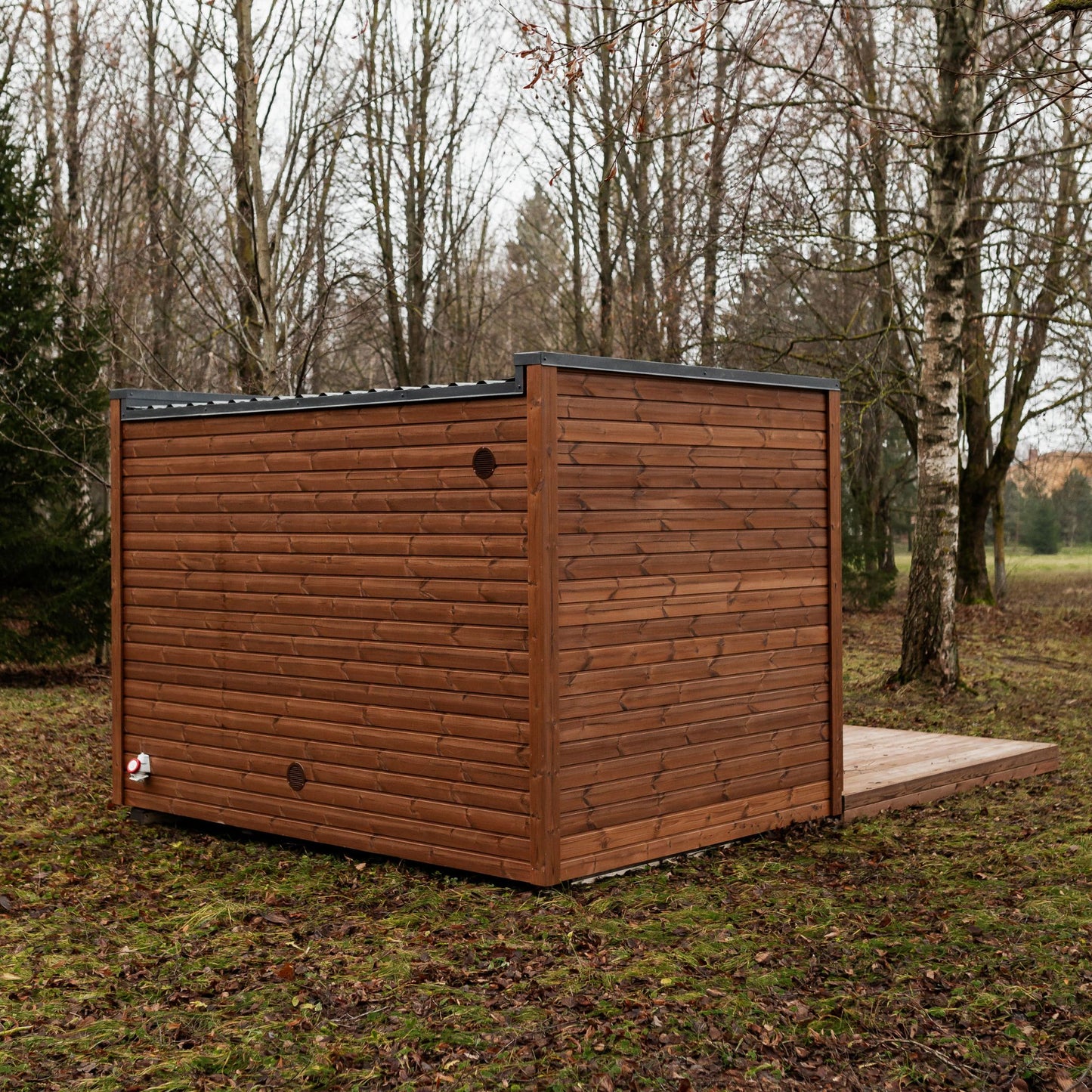 Rahmensauna Thermowood 245×340