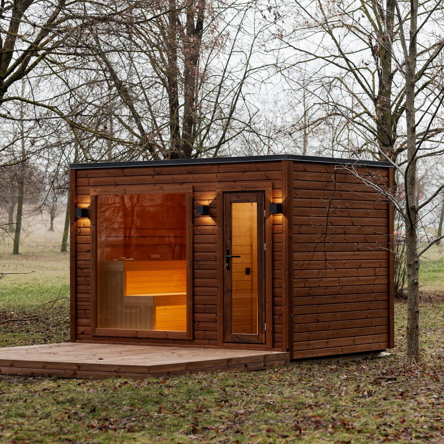 Rahmensauna Thermowood 245×340