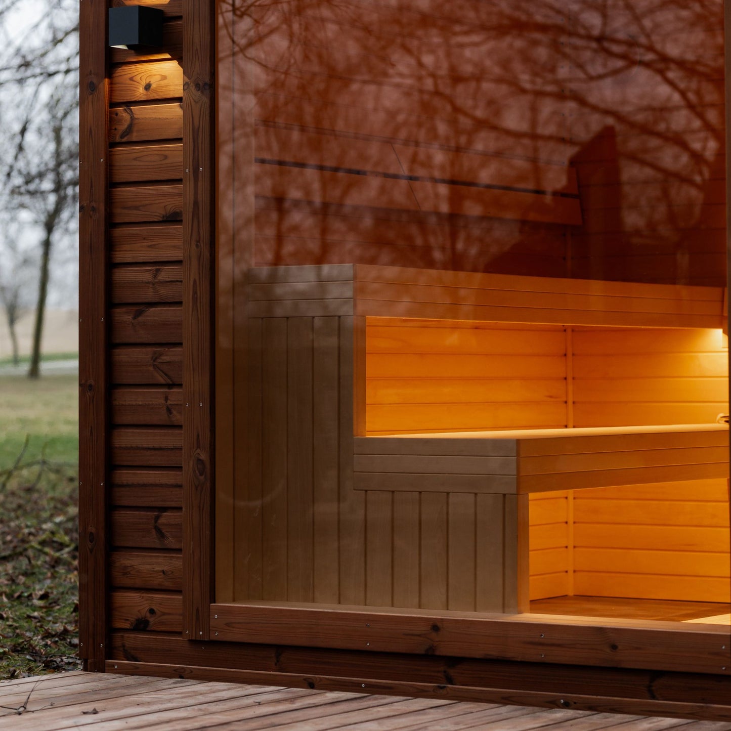 Rahmensauna Thermowood 245×340
