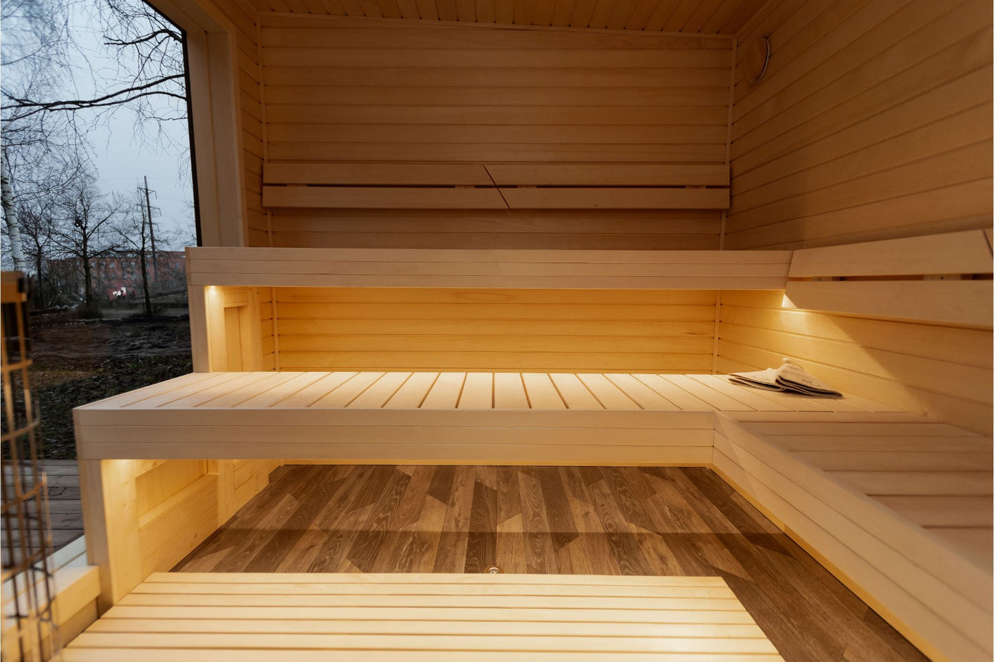 Rahmensauna Thermowood 245×340