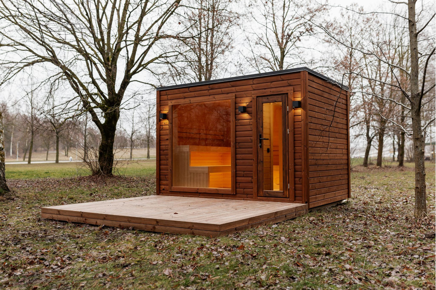 Rahmensauna Thermowood 245×340