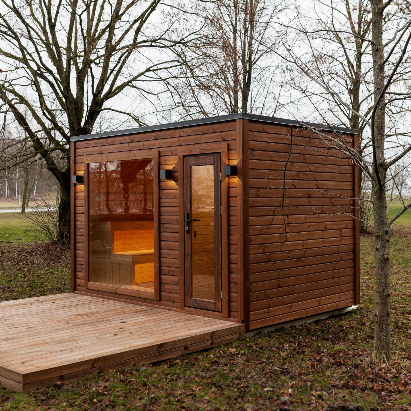 Rahmensauna Thermowood 245×340