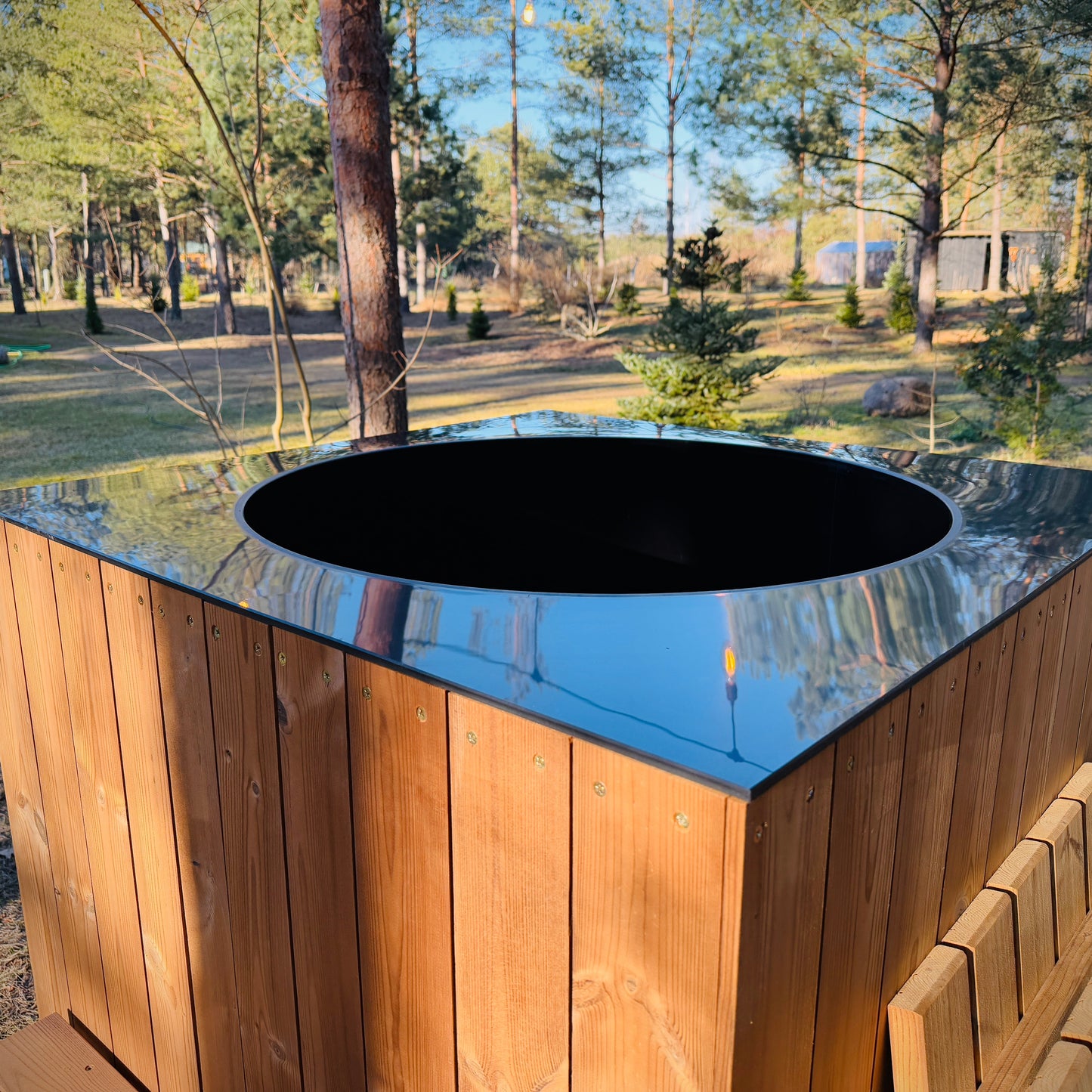 DIY sauna kit Thermowood for outdoor garden spaces