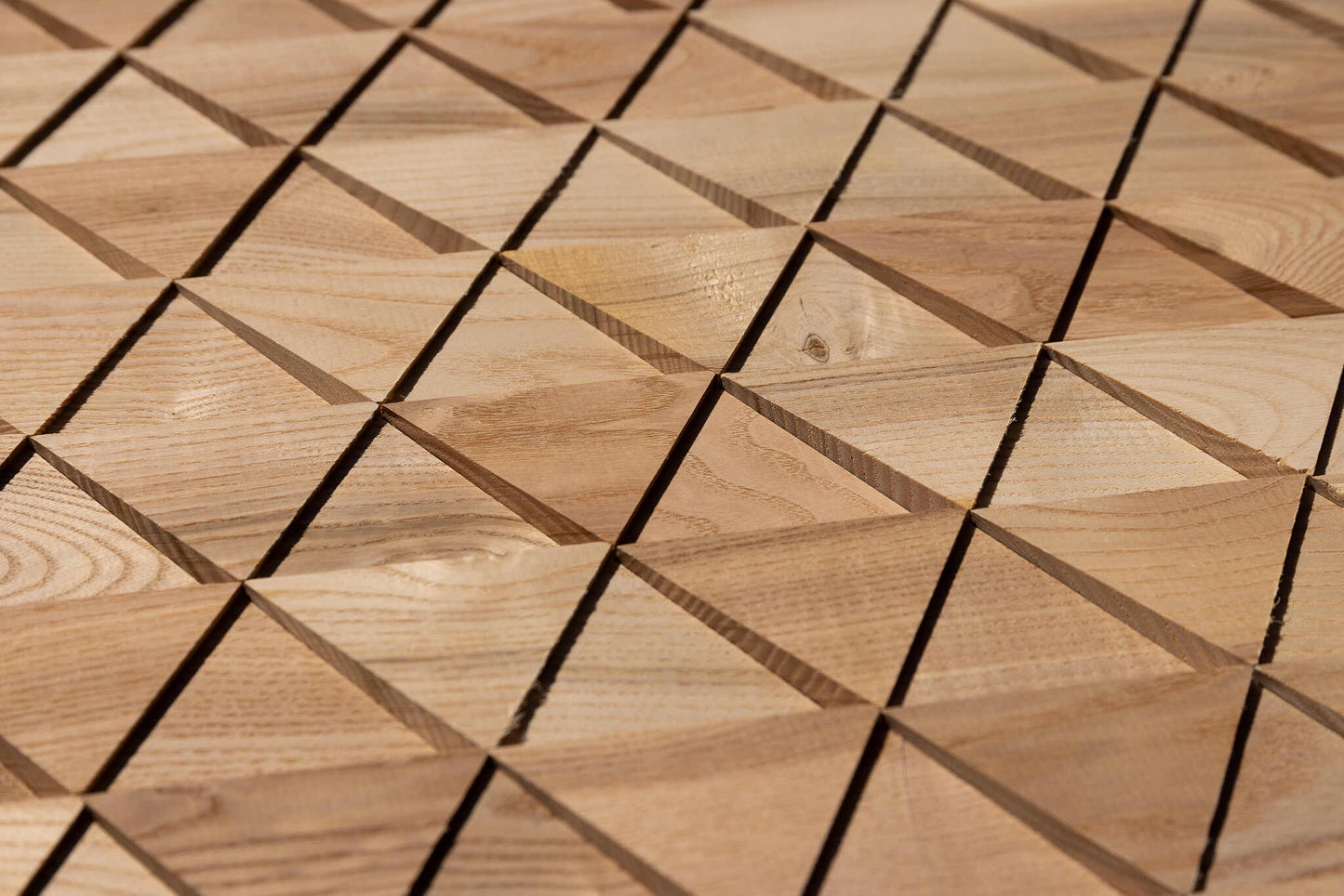 Decorative wall panel Geometric Sapphire Ash