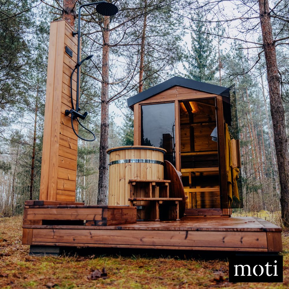 DIY Thermowood home sauna kit for wellness