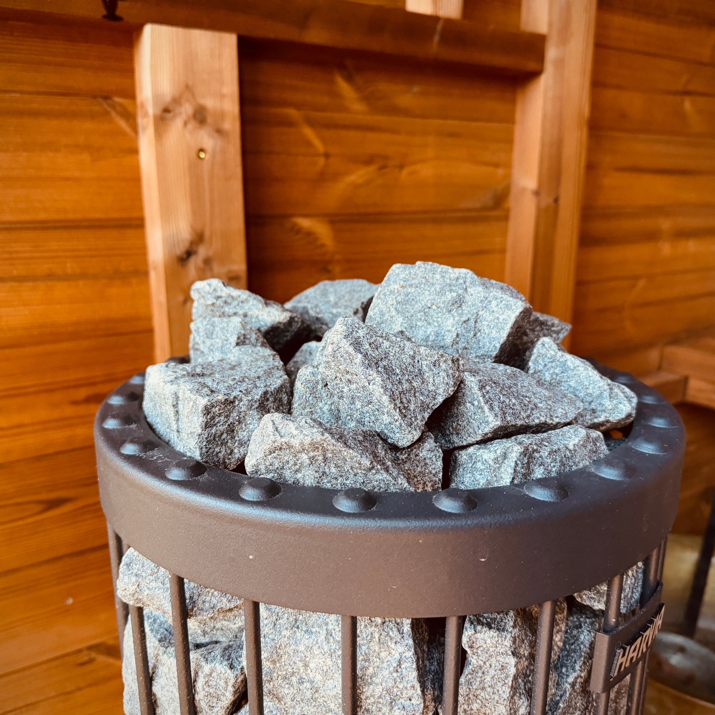 Modern outdoor sauna kit DIY with Thermowood finish