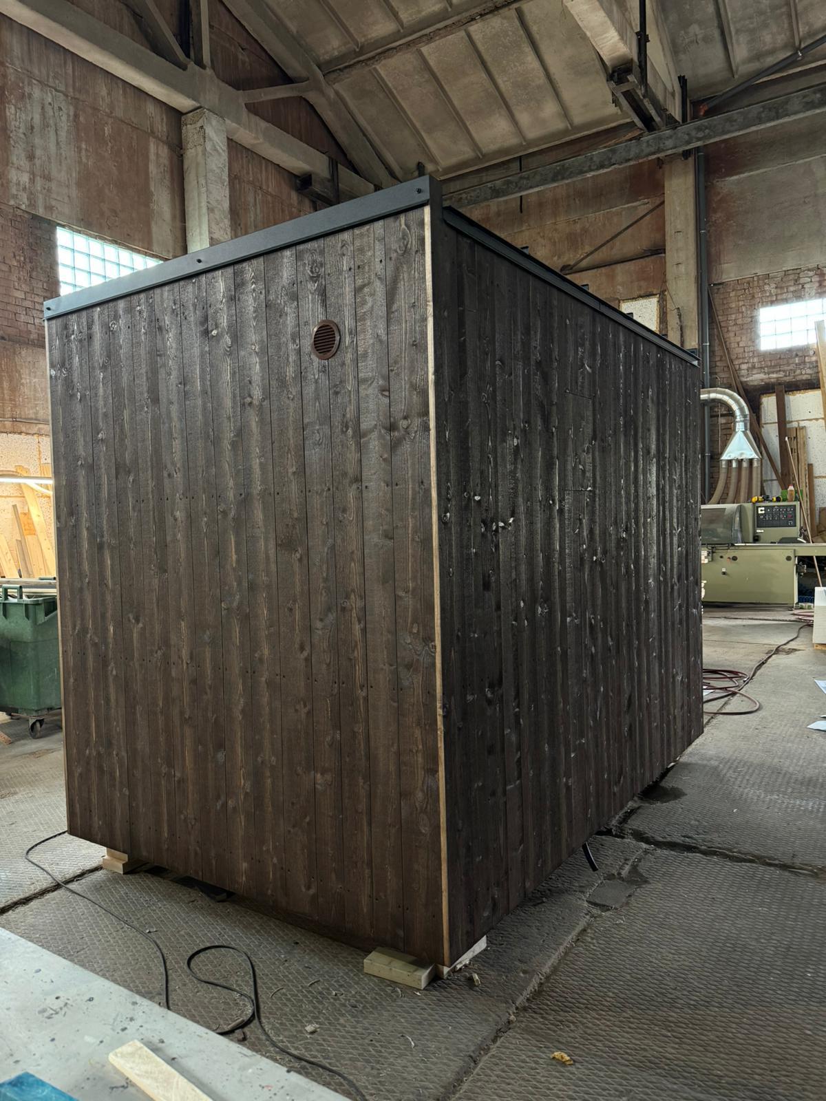 CUBA CUBE mini sauna 3x2m