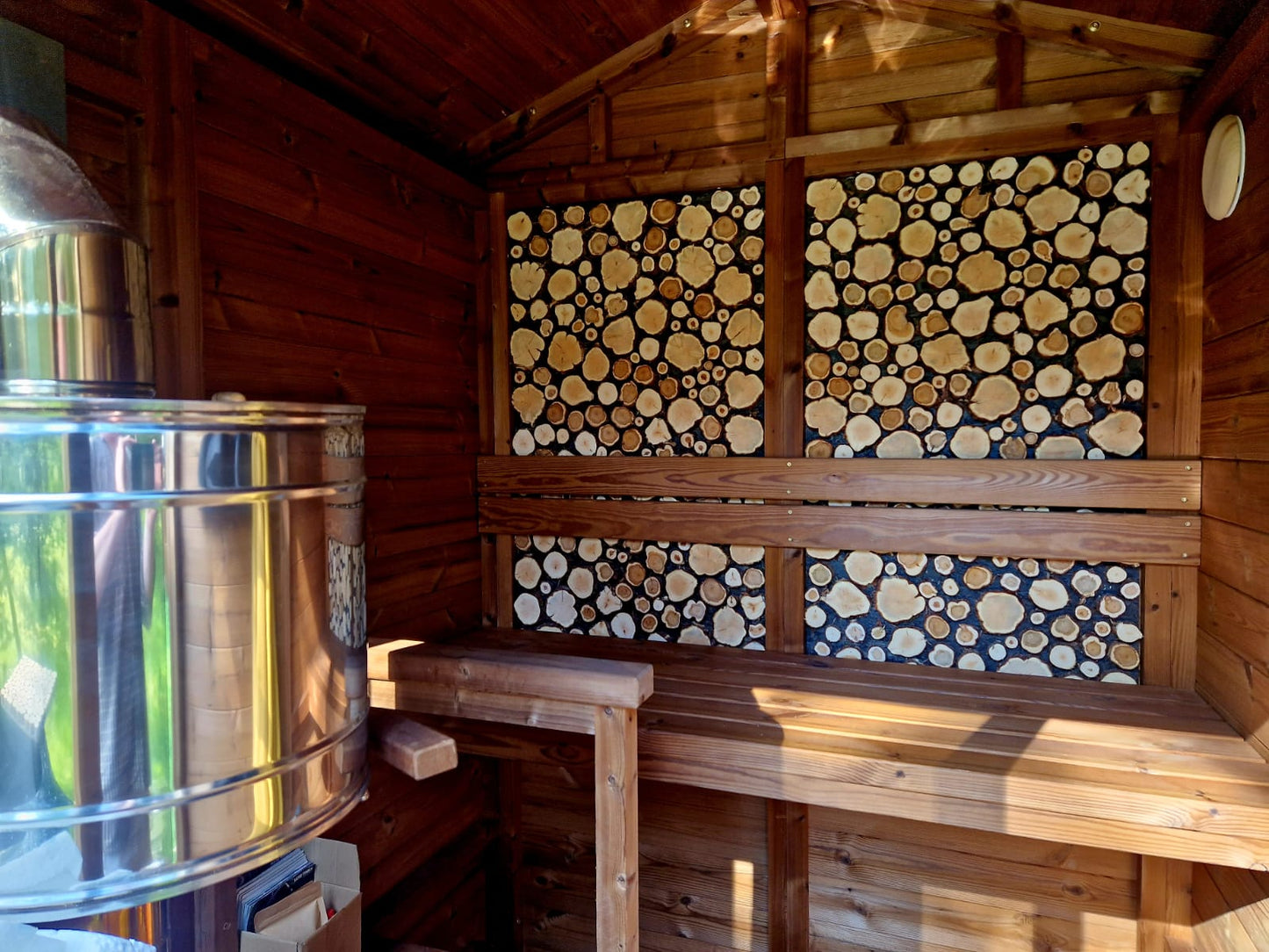 Handcrafted Thermowood "moti" DIY sauna 40