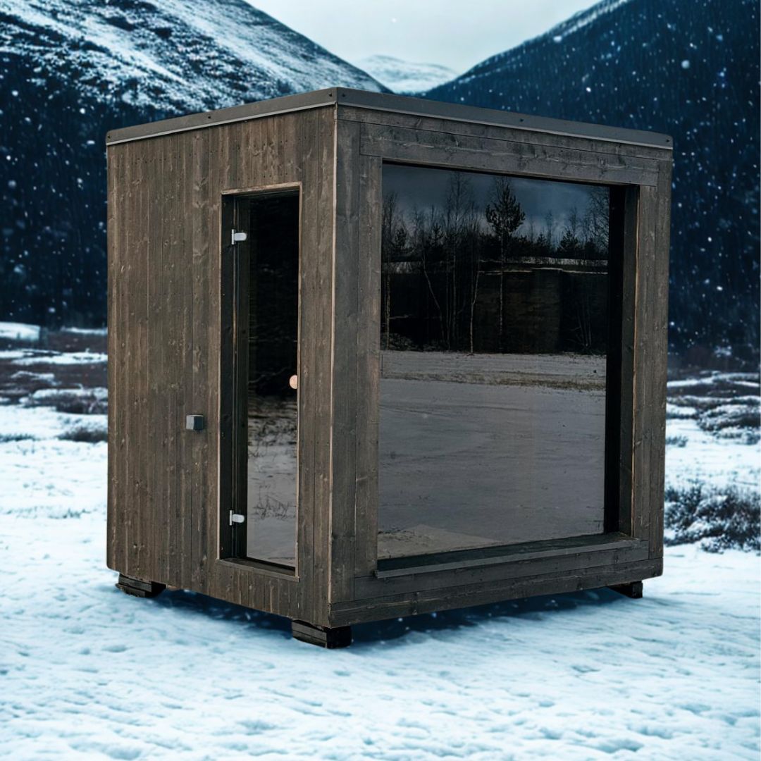 Sauna CUBA CUBE (schwarz)