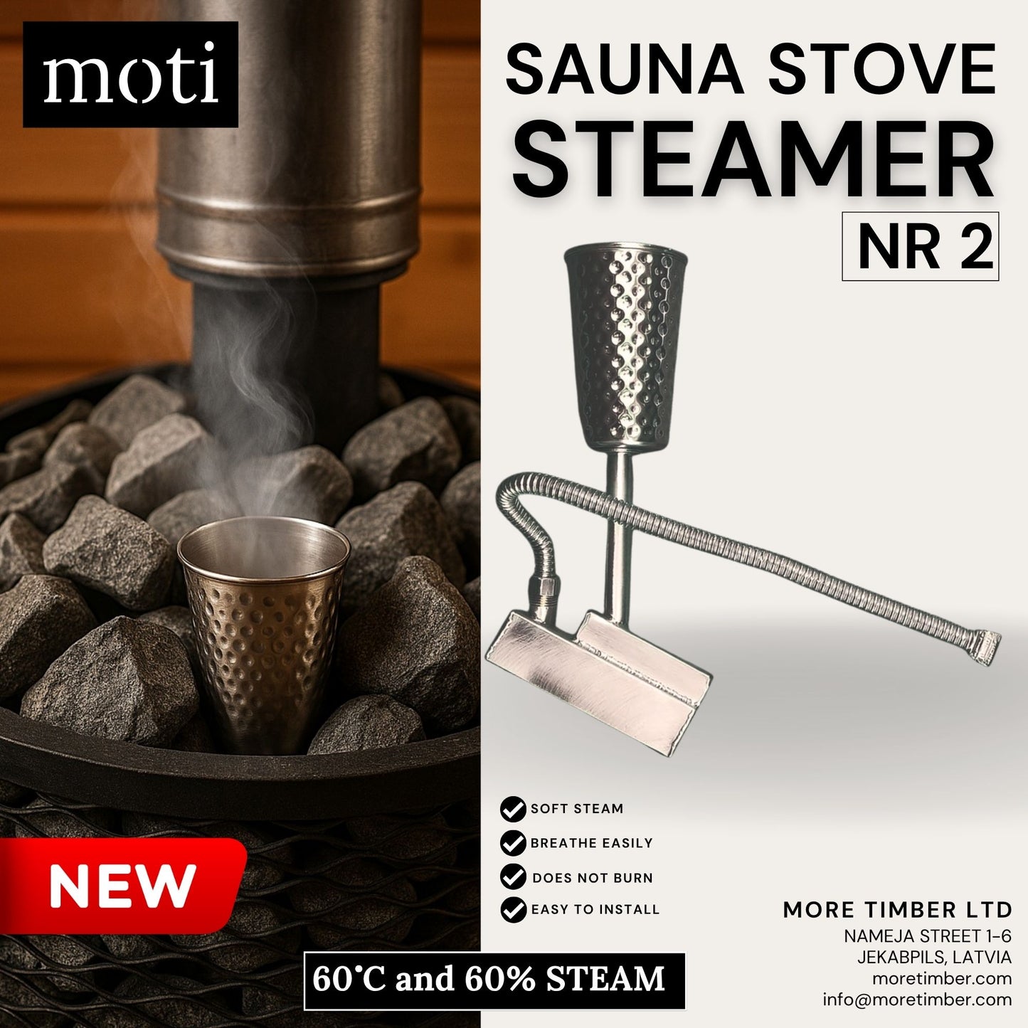 High quality wood burning sauna stove for home, spa, and traditional sauna use