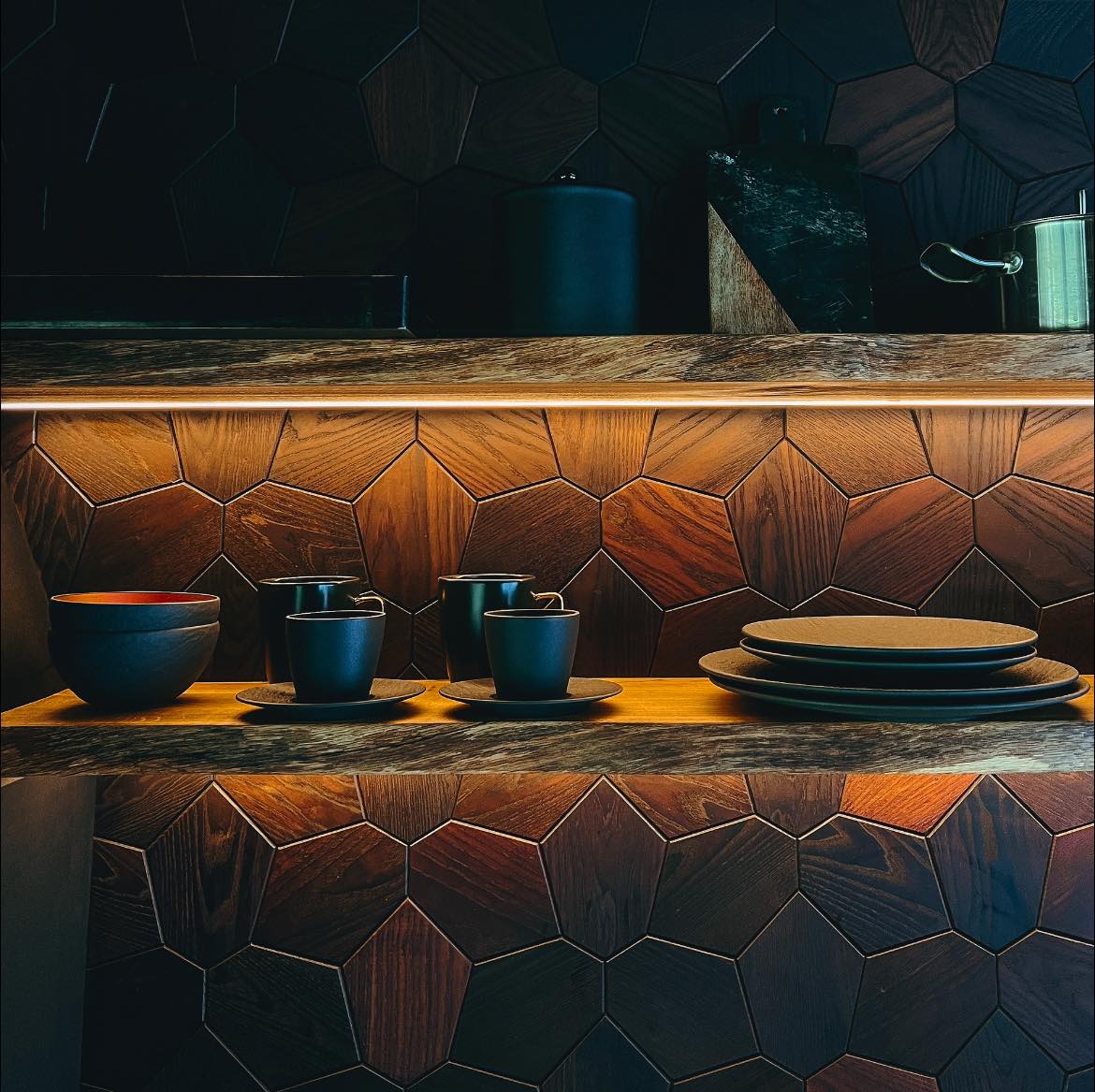 Decorative wood wall panels