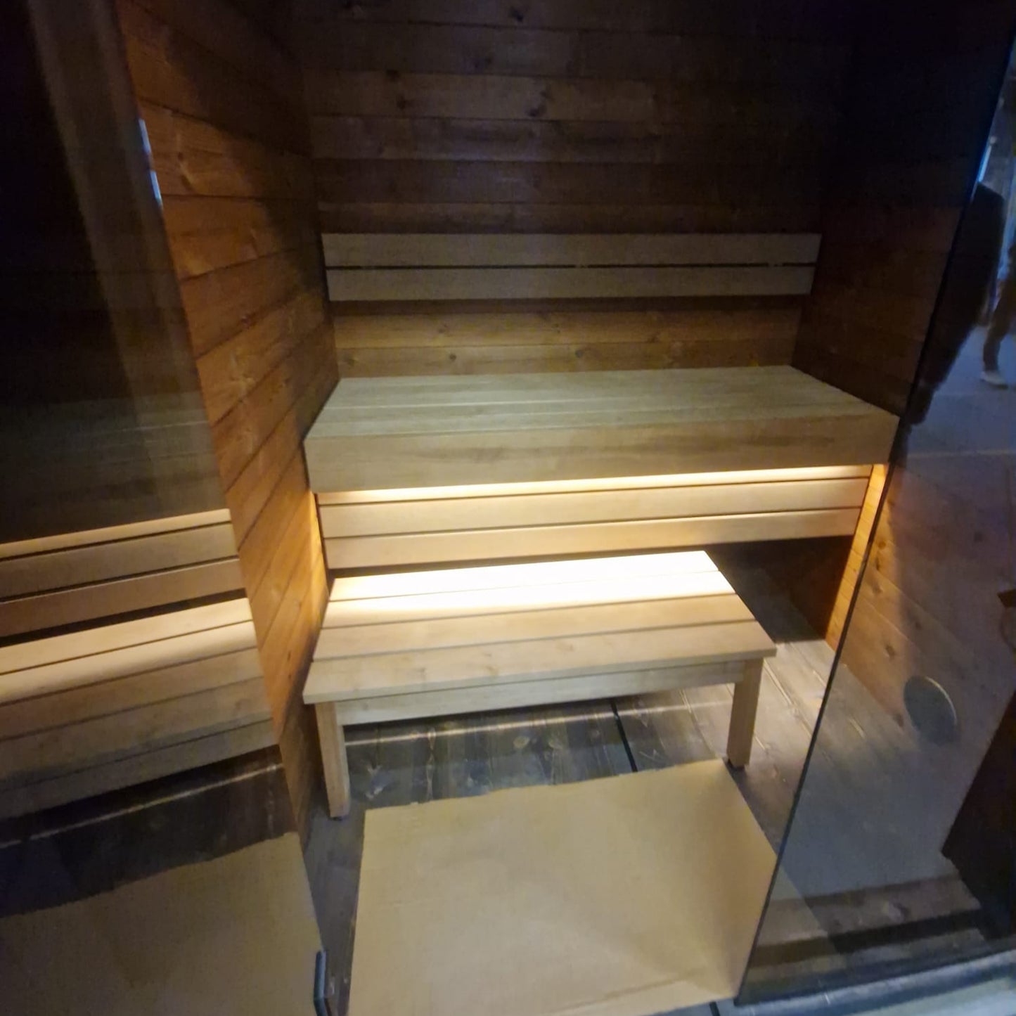 Handgefertigte Thermoholz-Sauna Arico Premium