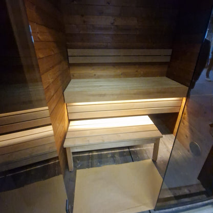 Handgefertigte Thermoholz-Sauna Arico Premium