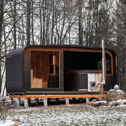 2in1 LUX SPA – Sauna + Badefass
