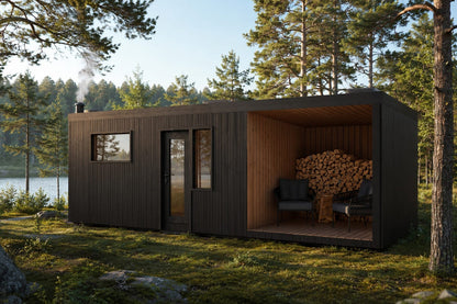 IDYL premium sauna WIDE with lounge