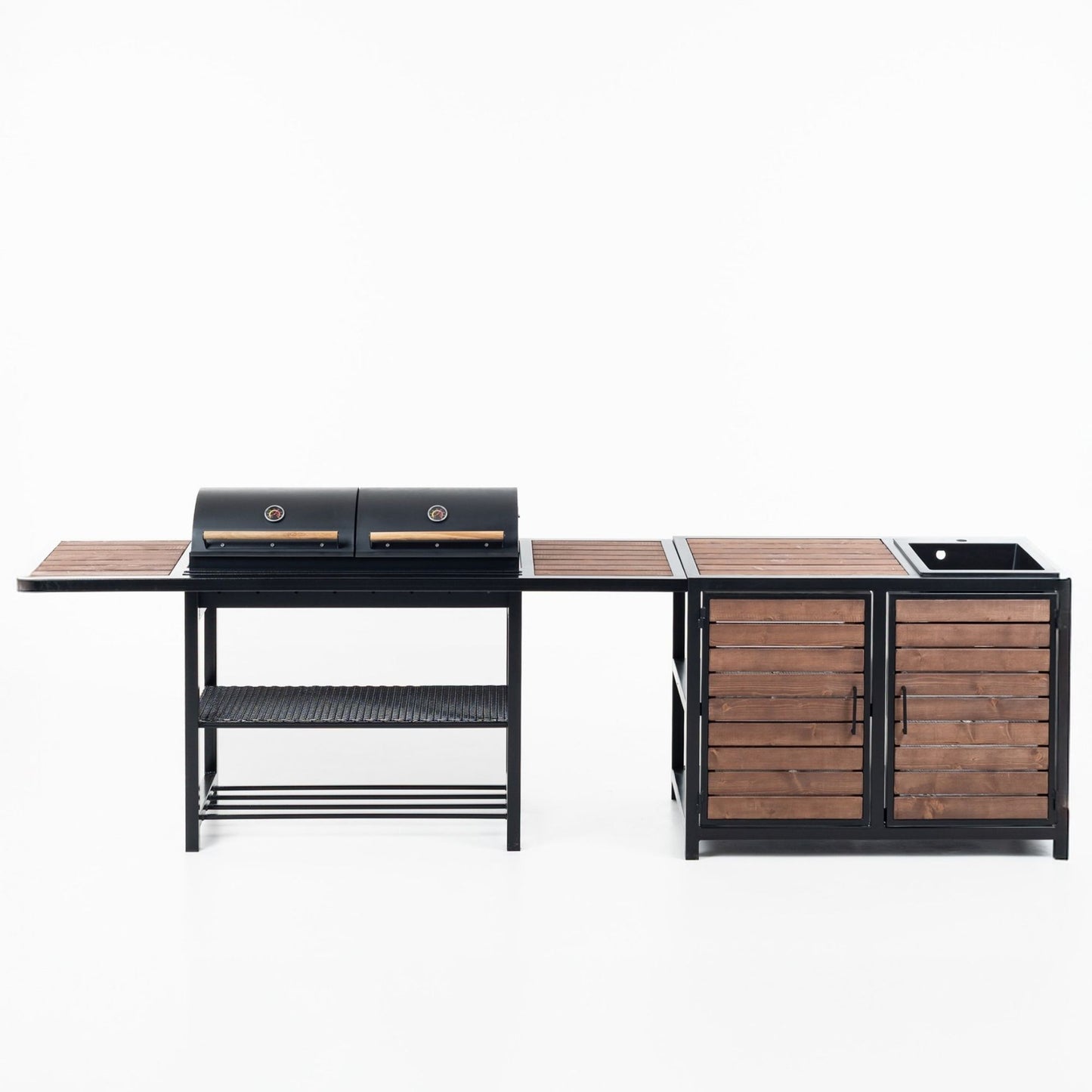 Double Grill with Sink Table GR306