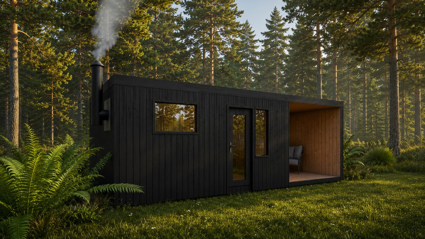 IDYL premium sauna WIDE with lounge