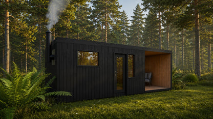 IDYL premium sauna WIDE with lounge