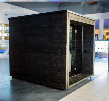 Handgefertigte Thermoholz-Sauna Arona Premium