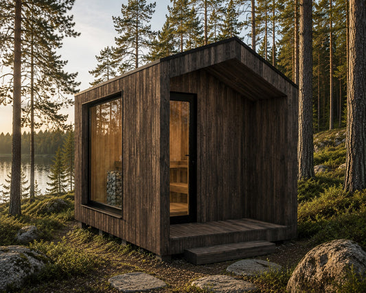 EPIC HARMONY OASIS Thermowood sauna house 3,5x2,4m