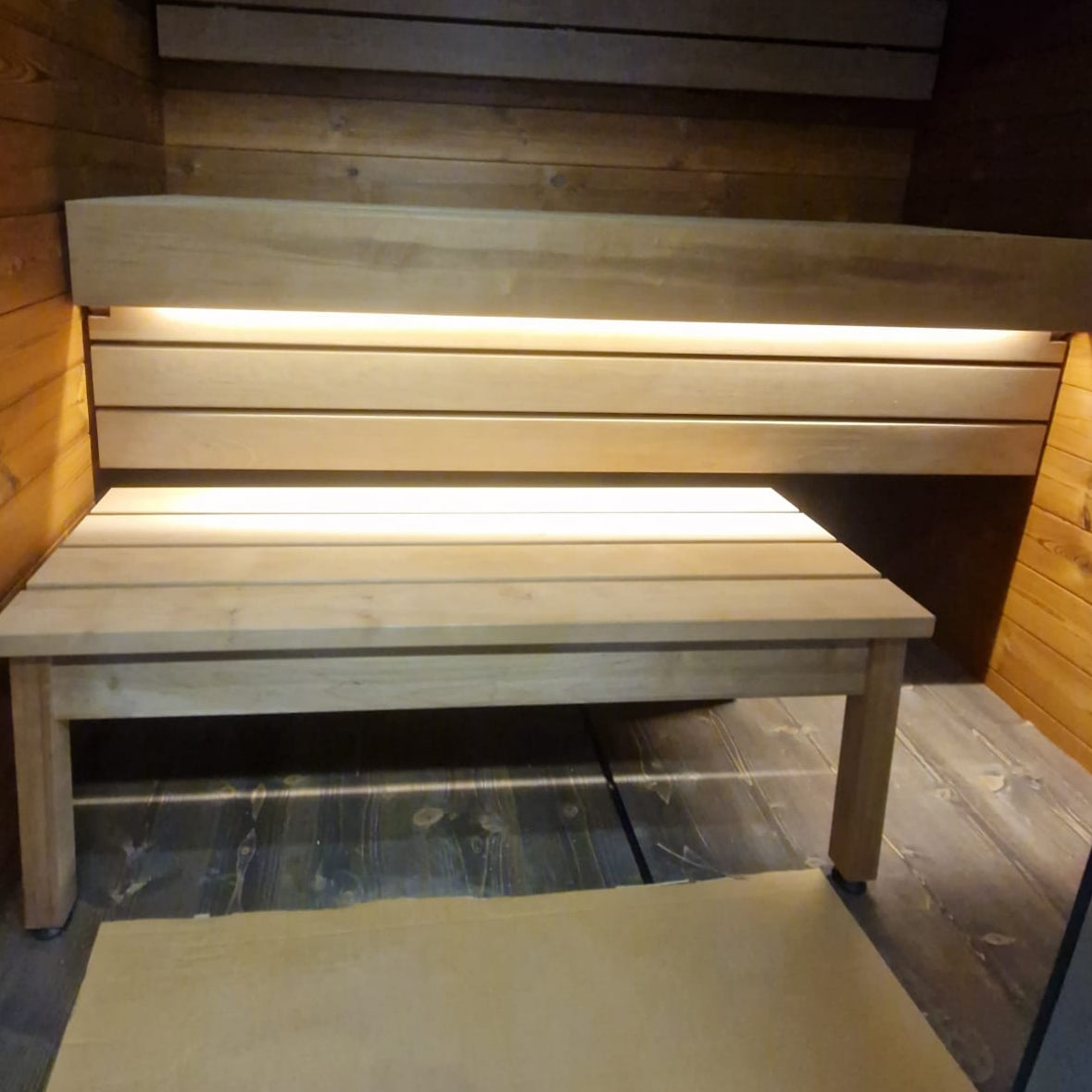 Handgefertigte Thermoholz-Sauna Arico Premium