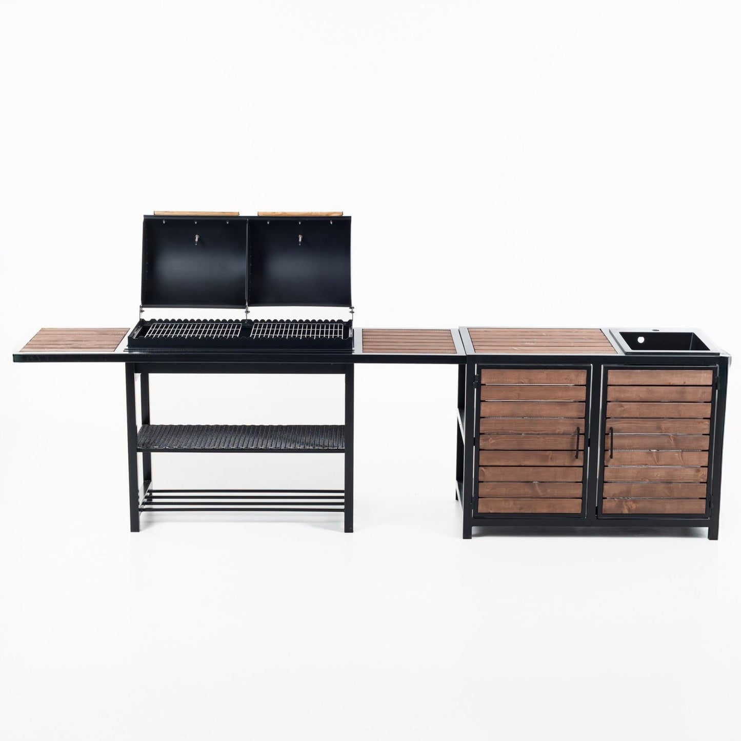 Double Grill with Sink Table GR306