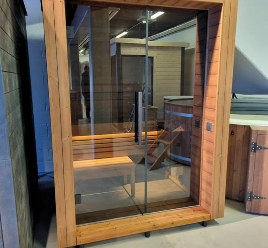 Handgefertigte Thermoholz-Sauna Arico Basic