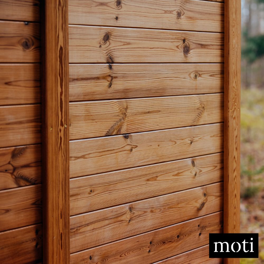 DIY sauna retreat made from durable Thermowood