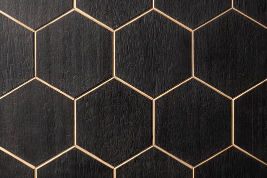 Decorative wall panel Promenade XL Abachi Yakisugi