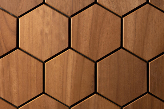 Decorative wall panel Promenade XL thermo Abachi