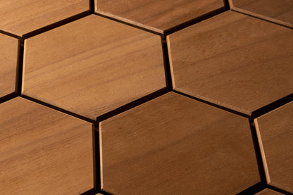 Decorative wall panel Promenade XL thermo Abachi