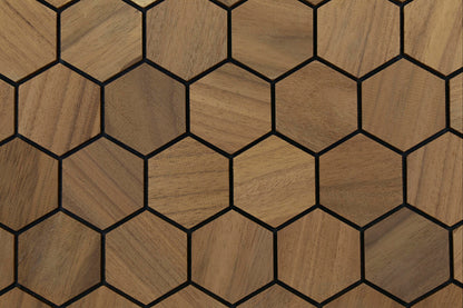 Decorative wall panel Promenade thermo Abachi