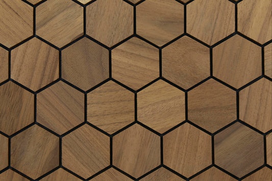 Decorative wall panel Promenade thermo Abachi